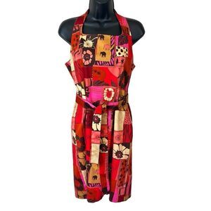 Russell Kemp Patchwork Animal Safari Print Dress